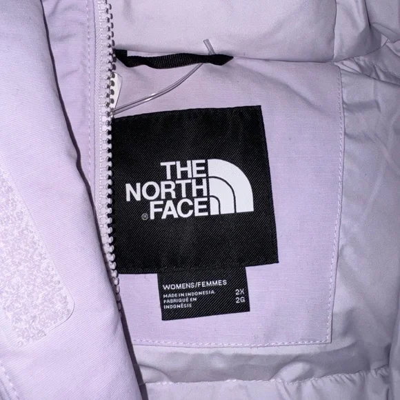 The North Face Arctic Women Waterproof Down Parka Lavender Plus Size 2X NEW $350
